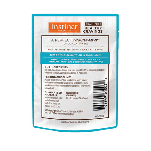 Instinct Healthy Cravings Alimento Húmedo para Gato | Sabor Atun | Sobre 85 g