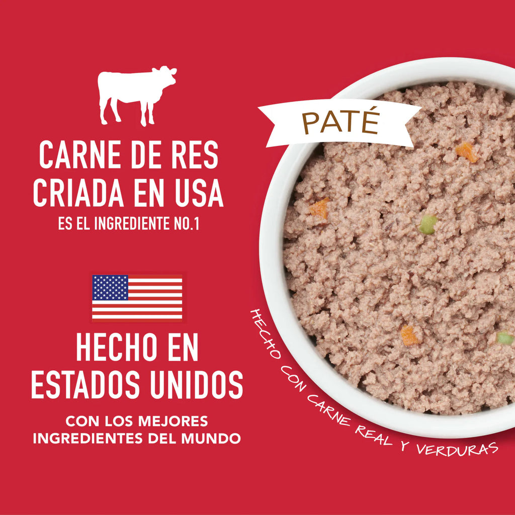 Instinct Original | Alimento Húmedo para Perro | Sabor Res | Lata 374 g