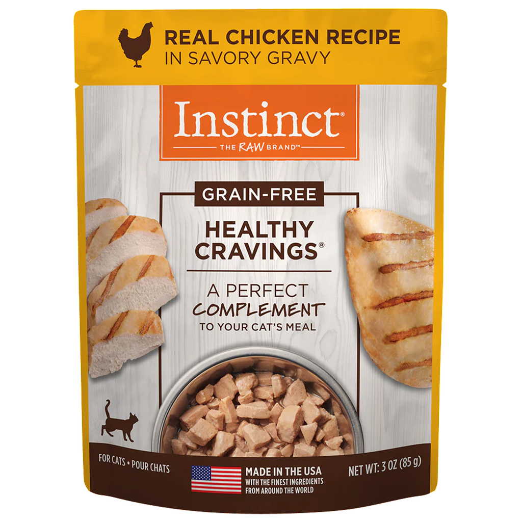 Instinct Healthy Cravings Alimento Húmedo para Gato | Sabor Pollo | Sobre 85g