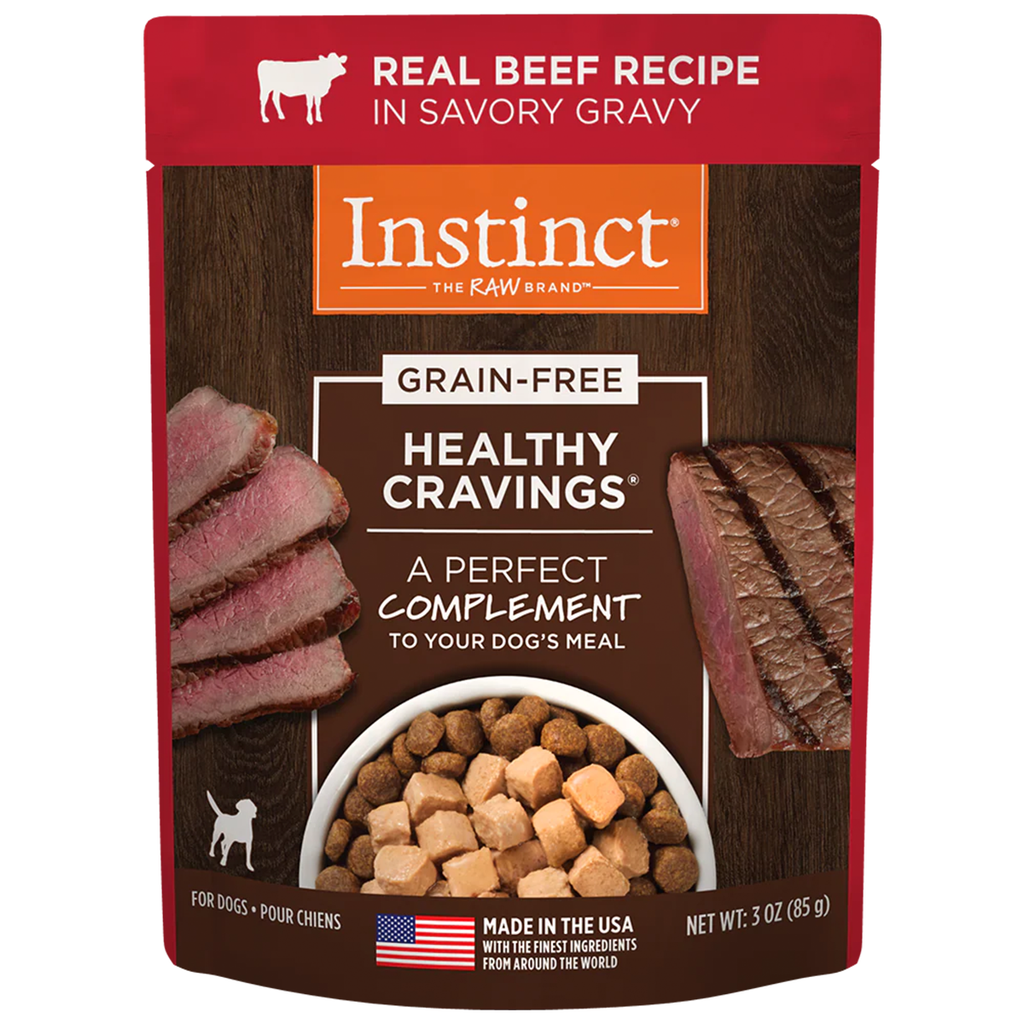 Instinct Healthy Cravings Alimento Húmedo para Perro | Sabor Res | Sobre 85g