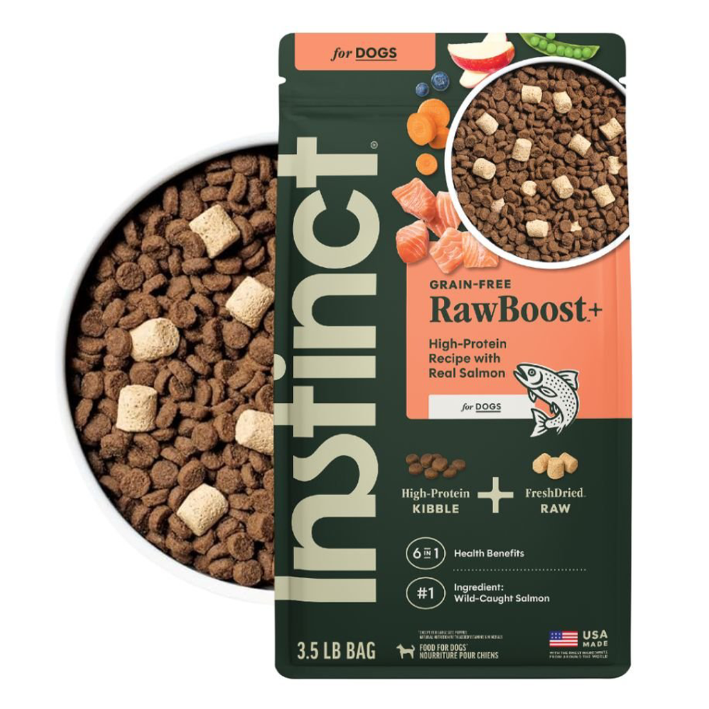 Instinct Raw Boost Alimento Seco para Perro | Receta de Salmón | Sin Cereales