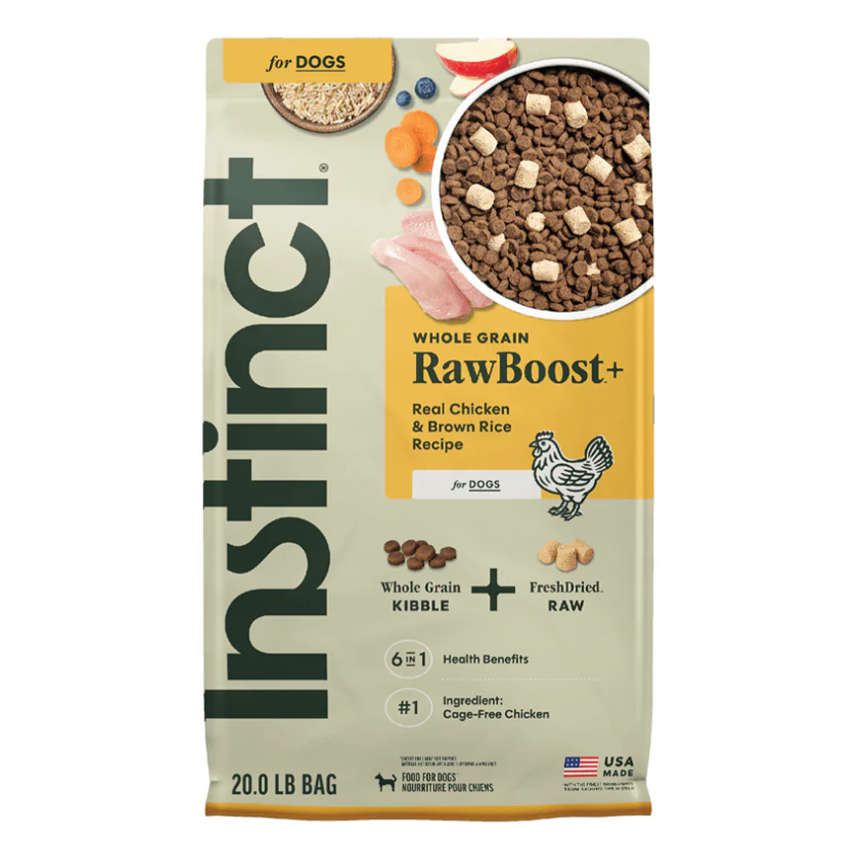 Instinct Raw Boost Alimento Seco para Perro | Receta de Pollo
