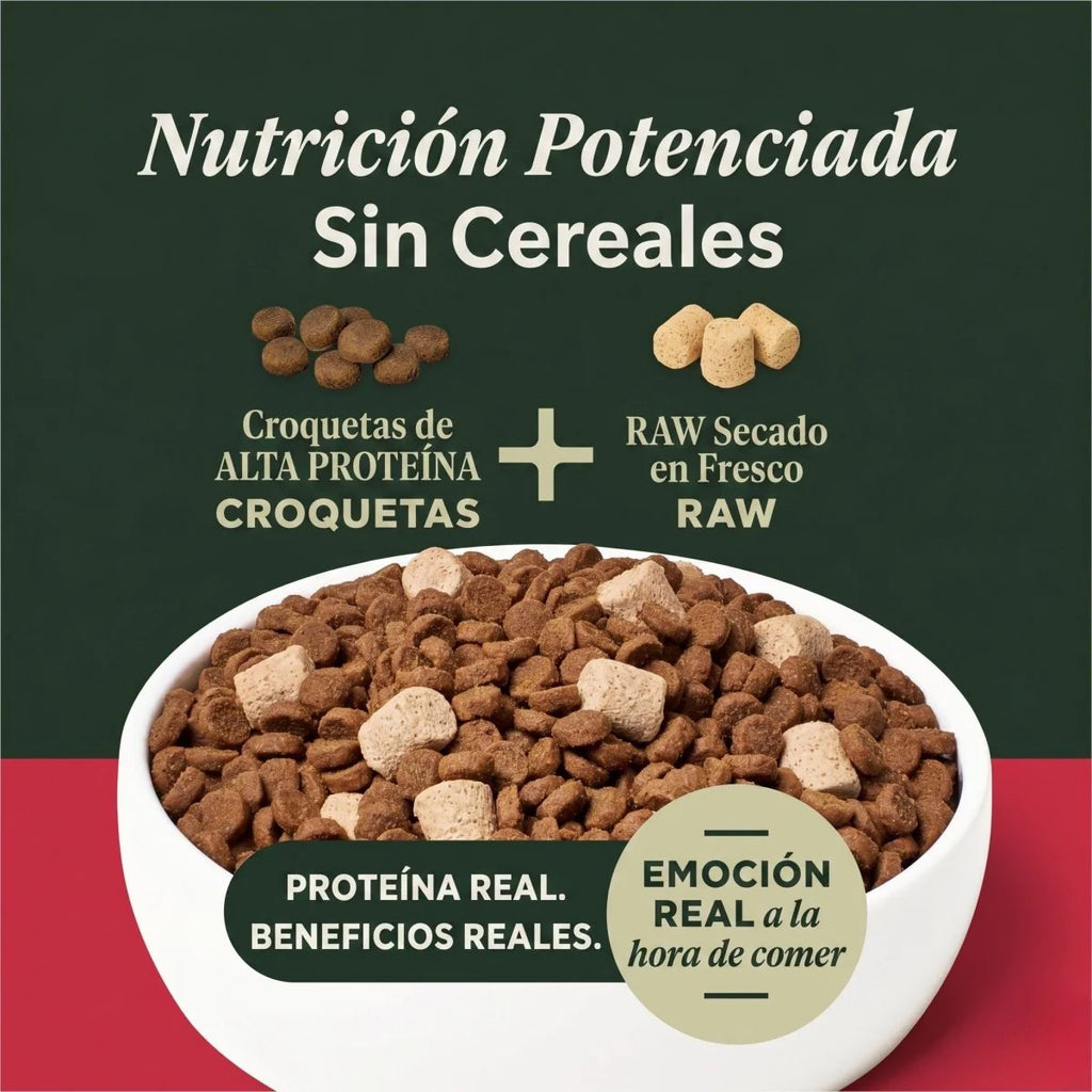Instinct Raw Boost Alimento Seco para Perro | Reseta de Res | Sin Granos