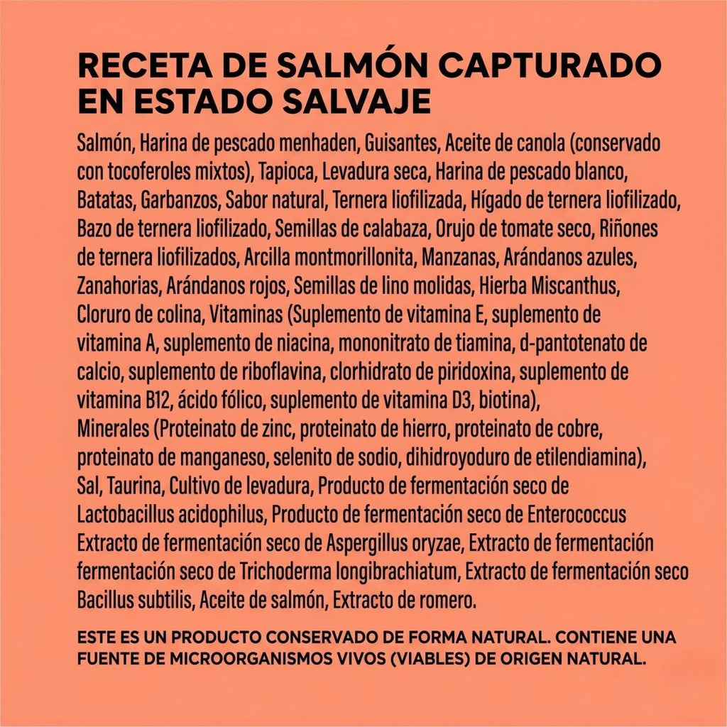 Instinct Raw Boost Alimento Seco para Perro | Receta de Salmón | Sin Cereales