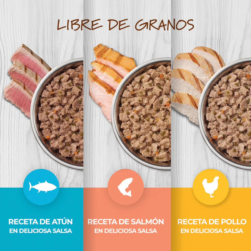 Instinct Original Minced Cups para Gato | Mix de Sabores | Pack con 12 Cups de 85 g