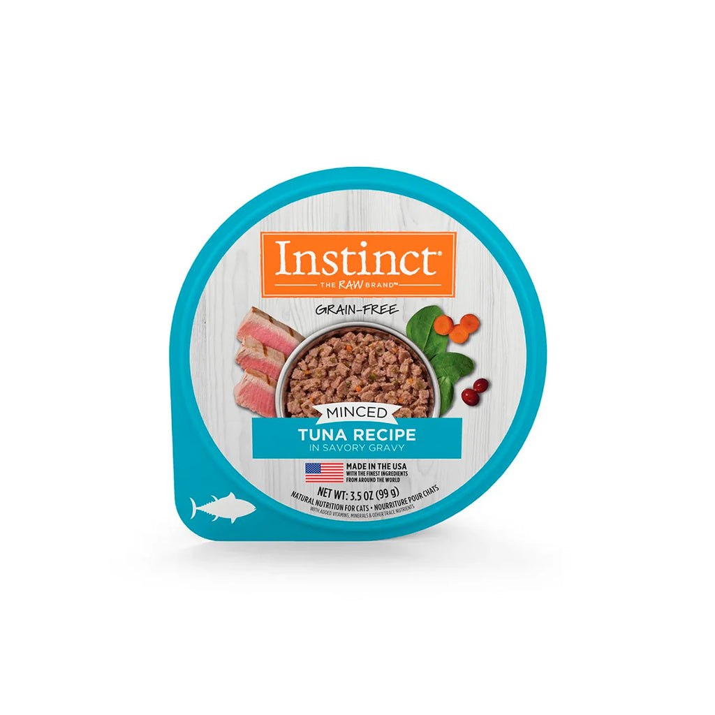 Instinct Original Minced Cups para Gato | Mix de Sabores | Pack con 12 Cups de 85 g